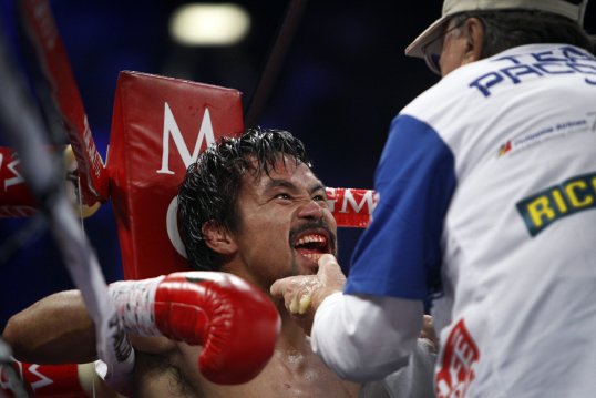 Pound-for-pound king Manny Pacquiao has stepped up his bid to get five-division champion Floyd Mayweather into the ring by granting him 55 per cent of the purse.