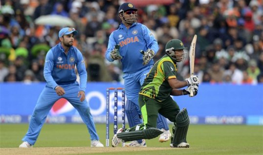 Pakistan have been bowled out for 165 by India in the two sides’ Champions Trophy clash at Edgbaston.