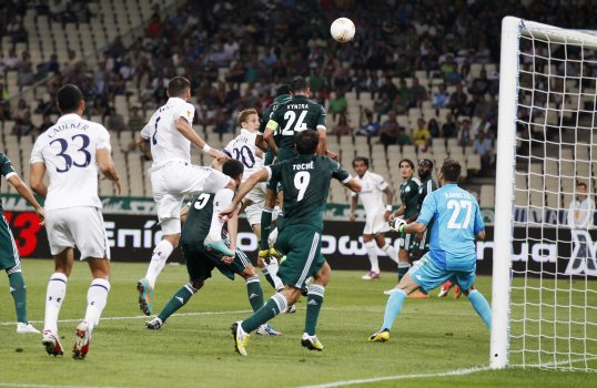 Panathinaikos snatched a draw from Tottenham Hotspur in Athens tonight.
