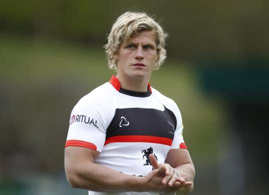 Newcastle Falcons scrum-half Chris Pilgrim will miss the rest of the season with a knee injury.