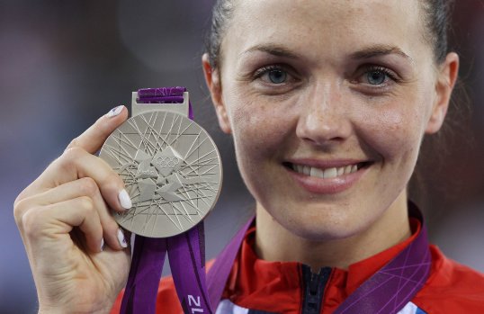 Olympic champion Victoria Pendleton had admitted feeling vulnerable training on the road.