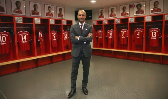 New Bayern Munich manager Pep Guardiola admitted feeling nervous about taking over at the treble winning club.