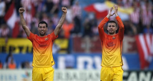 Defender Gerard Pique is keen to celebrate Barcelona’s La Liga win after the title was sealed on Saturday night with Real Madrid’s failure to beat Espanyol.