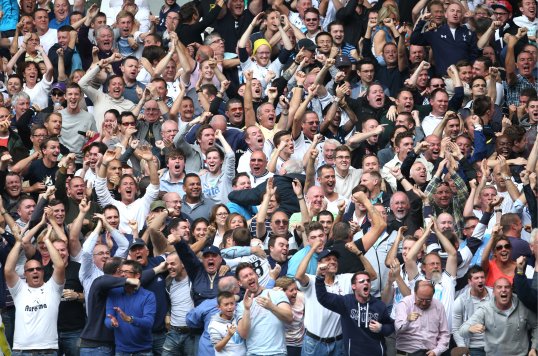 A Tottenham Hotspur fan arrested during Sunday’s defeat to West Ham United for using the word ‘Yid’ has been released on bail until November.
