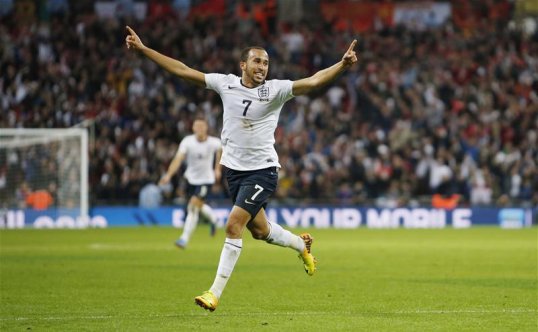 Tottenham's Andros Townsend spoke of his delight at scoring his first goal for England in their victory over Montenegro.