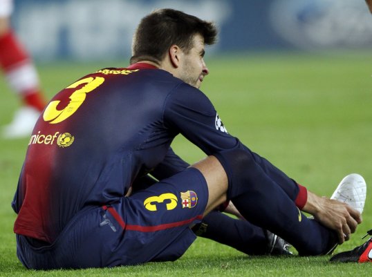 Gerard Piqué is back in the Barcelona squad after returning from an injury.