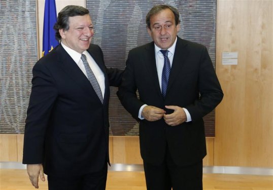 Uefa president Michel Platini today met with the president of the European Commission to discuss changes to laws in European football, including the soon to be implemented financial fair play regulations.