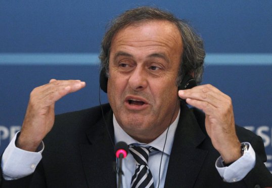 Uefa president Michel Platini has once again voiced his opposition to goal-line technology in football.