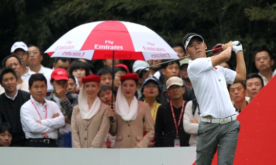 Daniel Popovic showed his opening round of 64 was no fluke as he took a share of the lead into the weekend’s running at the Australian PGA.