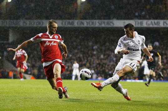Andre Villas-Boas has admitted his decision to play Gareth Bale at left-back did not pay off.