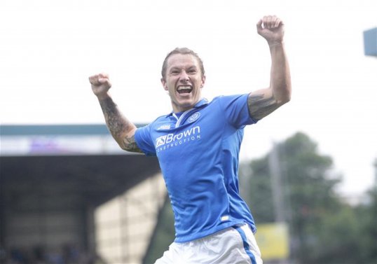 Peterborough United stepped-up their interest in Stevie May after a £250,000 bid for the St Johnstone energetic striker was rejected.