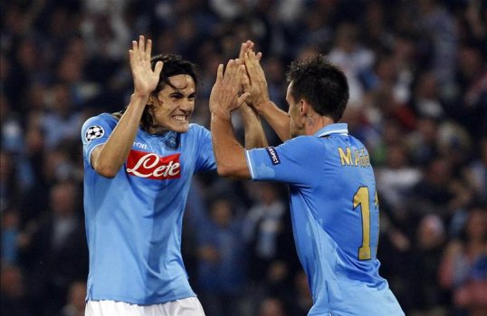 Napoli defender Christian Maggio believes he can convince team-mate Edinson Cavani to stay at the club.