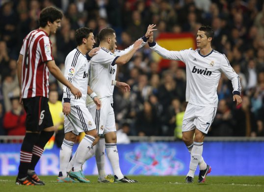 Real Madrid put on a convincing display at home tearing Athletic Bilbao apart.