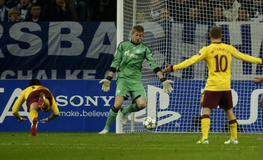 Arsenal have the comfort of a two goal lead in the Champions League Group B game.