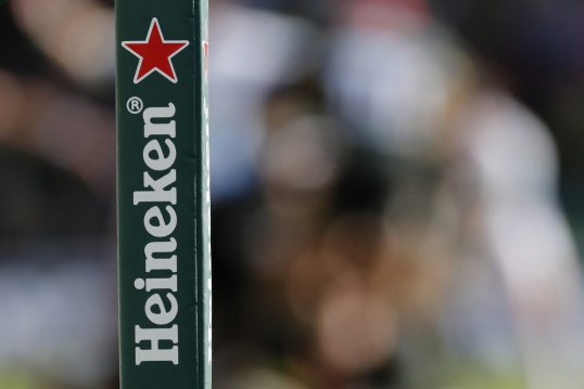 Glasgow Warriors have the lead in this Heineken Cup group Pool 4 game.