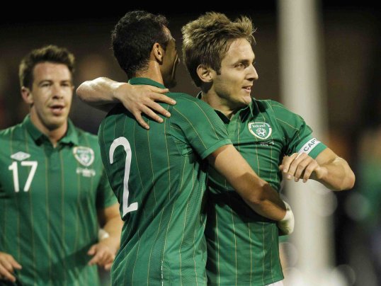 Ireland thumped Oman 4-1 tonight in an international friendly.