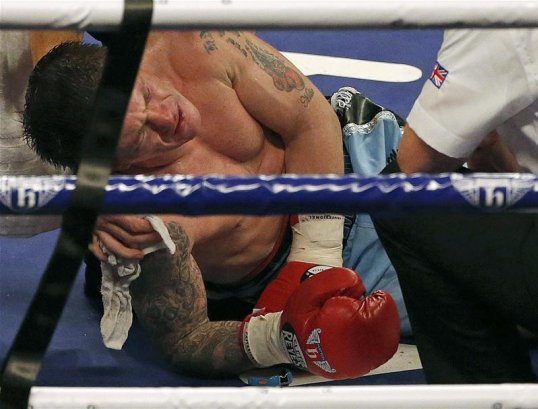 Even the support of deadly football rivals Manchester United could not help Ricky Hatton.