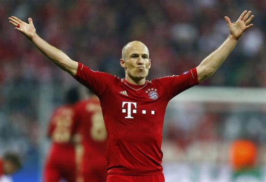 Bayern Munich Arjen Robben said his side