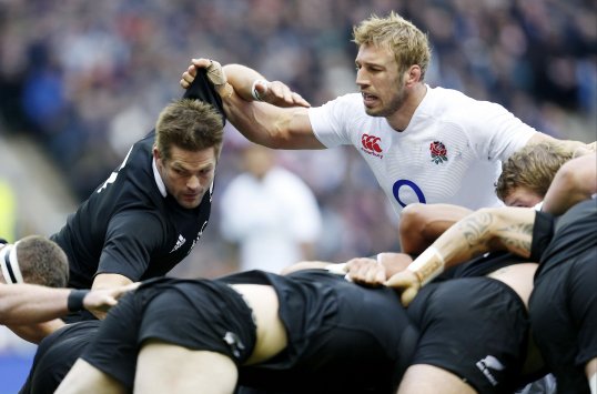 England rugby captain Chris Robshaw has admitted that the national side are starting to click after an emphatic 38-21 win over New Zealand today.