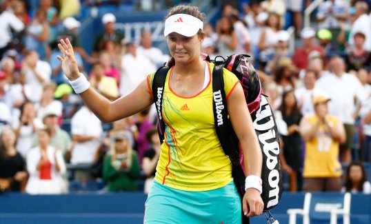 Laura Robson has been knocked out of the US Open.