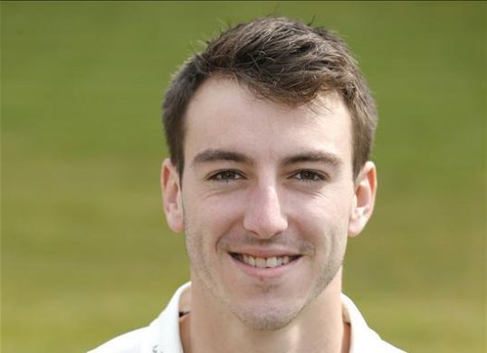 Middlesex seamer Toby Roland-Jones bowled his debut first class hat-trick to dismiss a woeful Derbyshire tail end for 60 at Lord’s