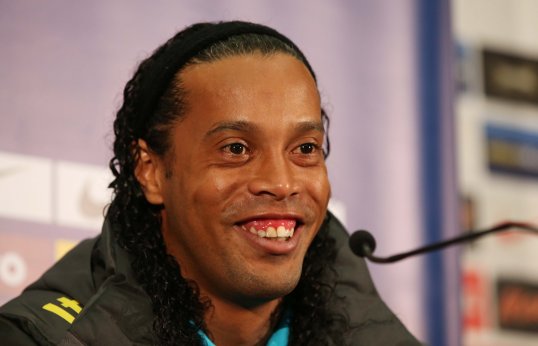 Ronaldinho has been named in the starting Brazil line-up to face England in tomorrow's international friendly at Wembley.