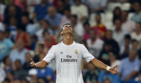 Real Madrid forward Cristiano Ronaldo netted his first goal of the season as his side beat Athletic Bilbao 3-1 at the Santiago Bernabeu.
