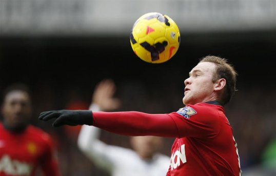 Wayne Rooney became the fifth highest goal scorer in Premier League history as he struck twice for Manchester United against Tottenham Hotspur on Sunday.