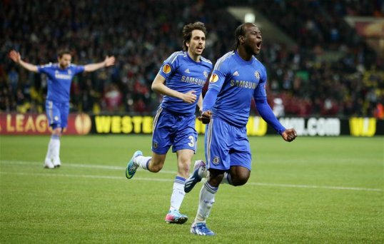 Chelsea have made it into the semi-finals of the Europa League with a 5-4 aggregate win over Rubin Kazan despite losing 3-2 on the night.