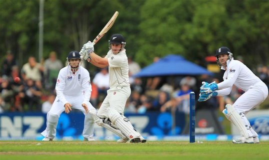 New Zealand extended their lead over England on day three of the first Test in Dunedin.
