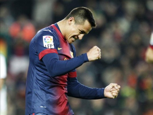Barcelona striker Alexis Sánchez has said he is pleased with finally ending is goal drought for the Camp Nou side.