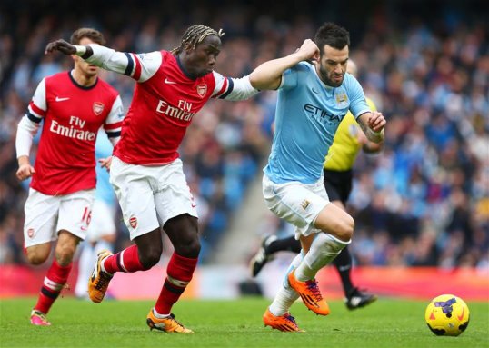 Arsenal full-back Bacary Sagna has defended manager Arsene Wenger following the Gunners' 6-3 defeat away to Manchester City.