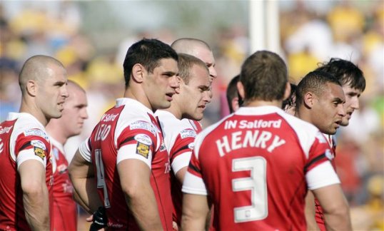 Salford City Reds have been fined £10,000 for fielding 14 players during a Super League match with Castleford Tigers.