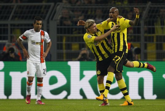 Borussia Dortmund defender Felipe Santana has set his sights on the Champions League final at Wembley.
