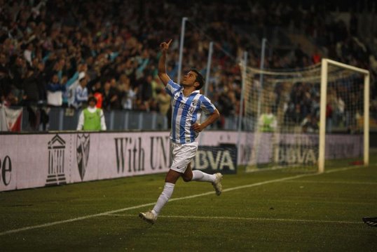 Málaga forward Javier Saviola has admitted that the club are doing better than they expected this season ahead of their Champions League knockout tie with FC Porto next week.