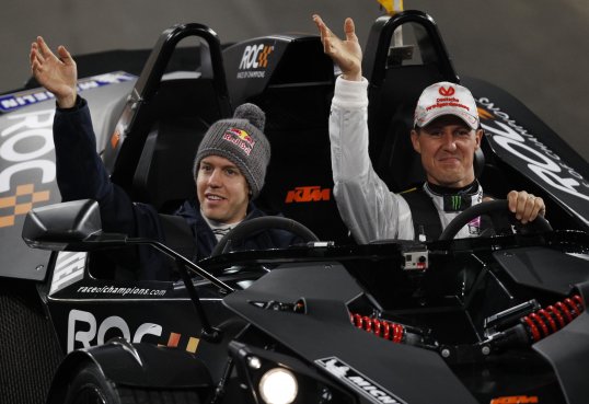 Seven-time Formula 1 world champion Michael Schumacher has vowed to continue his racing career – in the Race of Champions.