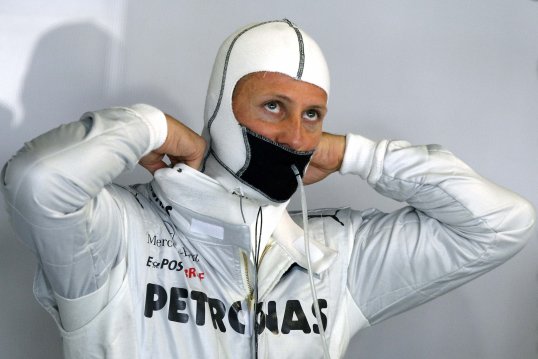 Seven-time world champion Michael Schumacher has admitted that he feels more mature since he retired for the second time in his career.