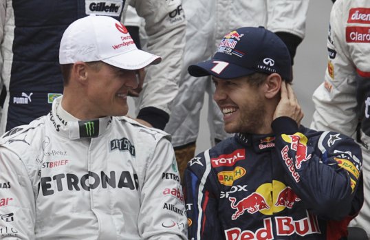 Seven-time world champion Michael Schumacher has hailed fellow German Sebastian Vettel as the deserved winner of the 2012 Drivers’ championship.