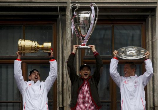 Bayern Munich midfielder Bastian Schweinsteiger is hungry for more titles.