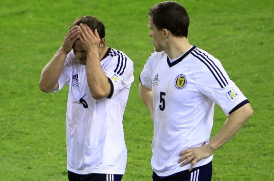 Scotland’s players say they are behind under pressure boss Craig Levein – despite a disastrous start to their World Cup campaign.