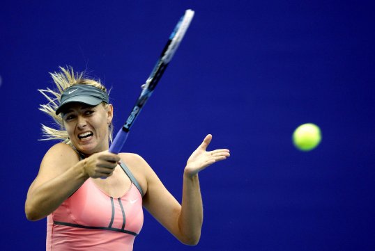 Maria Sharapova beat Sam Stosur in the WTA Championships.