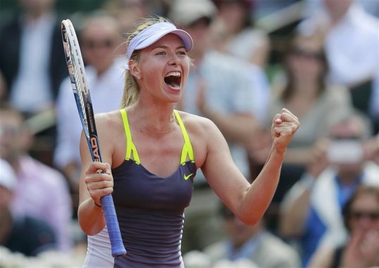 Reigning French Open champion Maria Sharapova came back from a set down to beat Jelena Jankovic and reach the semi-finals of this year’s tournament in Paris.