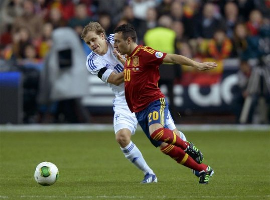 Spain midfielder Santi Cazorla dismissed suggestions that the national team is in decline after they drew 1-1 with Finland in the two sides’ World Cup qualifying game on Friday.