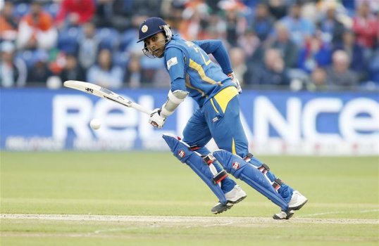 Sri Lanka managed to pass 100 runs as Mahela Jayawardene and Angelo Mathews rallied to save the innings in their Champions Trophy semi-final with India.