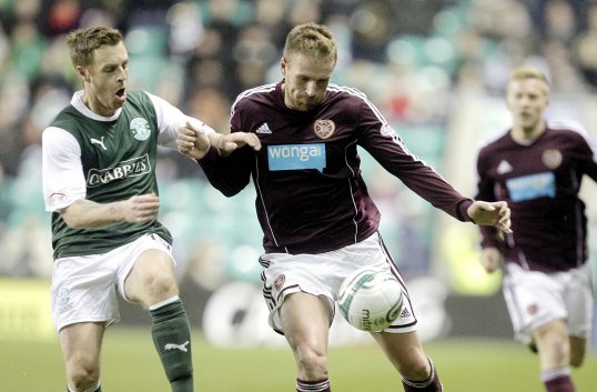 The Scottish Football Association has issued a notice of complaint to Heart of Midlothian midfielder Ryan Stevenson for his challenge on Hibernian captain James McPake during the Edinburgh derby.