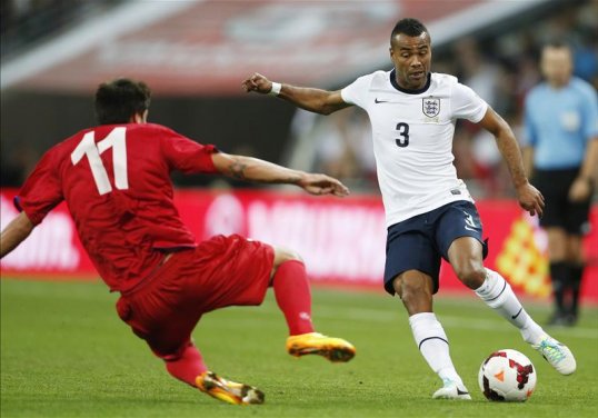 England will make do without experienced left-back Ashley Cole after the Chelsea defender was ruled out of the Poland tie with a rib injury.