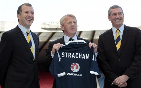 Scottish Football Association chief executive Stewart Regan has said that Gordon Strachan was their number one target for the managerial post and has backed the new man to be successful.