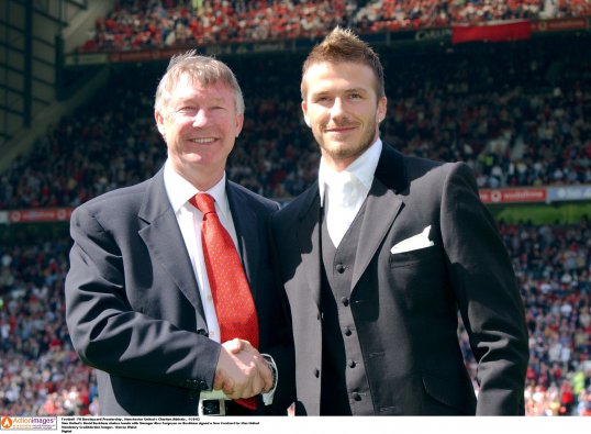 David Beckham has joked he could approach former Manchester United boss Sir Alex Ferguson to manage his new MLS franchise.