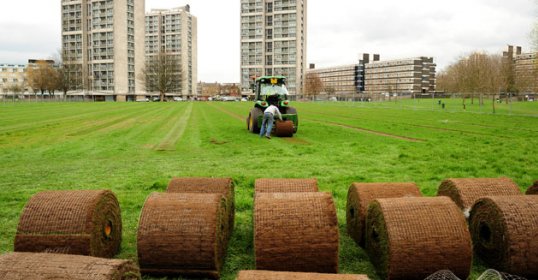 Surrey County Cricket Club are set to plough £20,000 into a new pitch…for footballers.