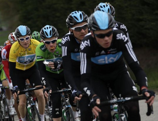 Great Britain Olympian Geraint Thomas dropped to fifth in the general classification, 29 seconds adrift of new leader Tom-Jelte Slagter who has a 13-second advantage over second-placed Javier Moreno.